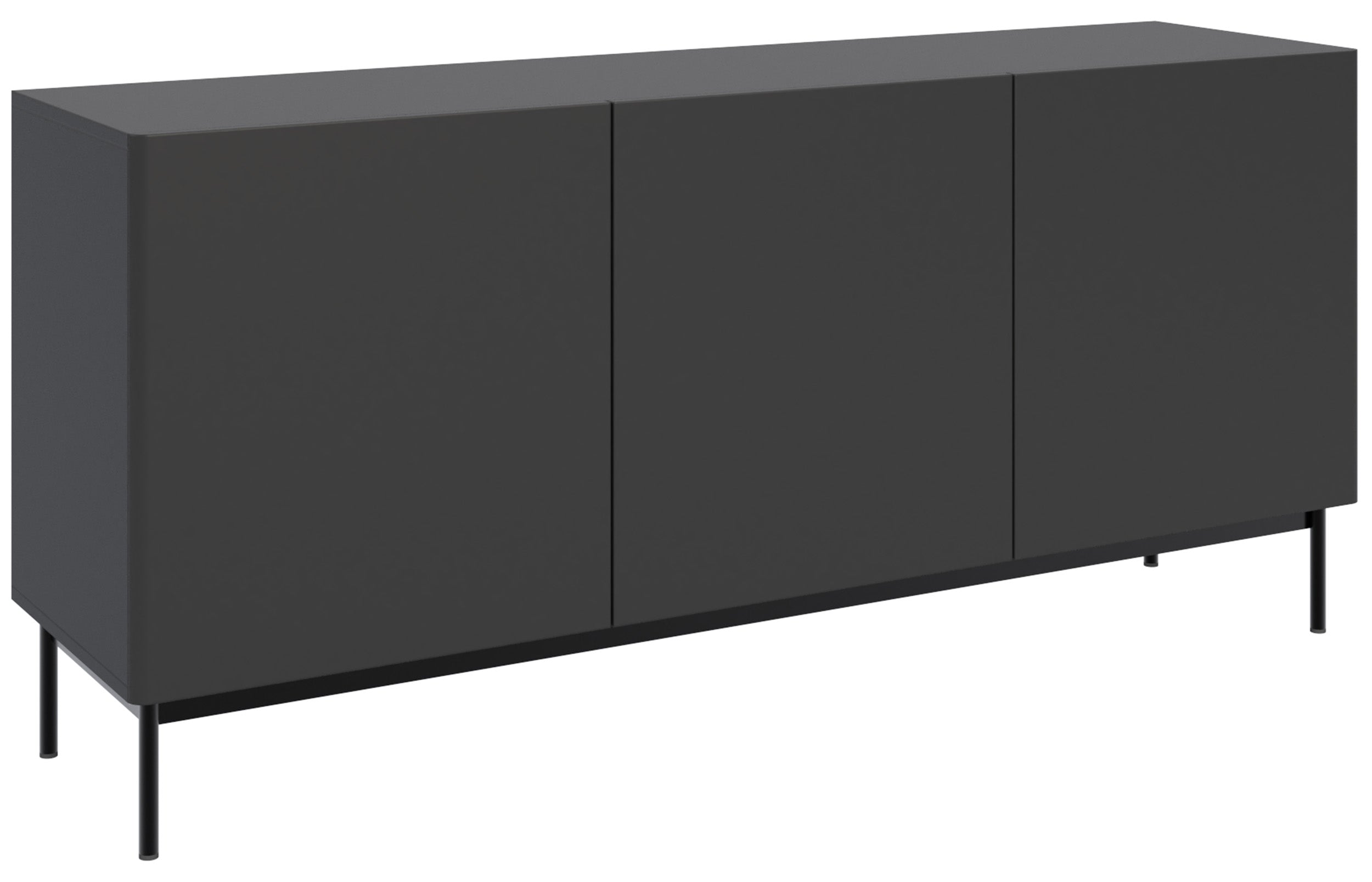 Hohes dreitüriges Olio TV-Sideboard 160 cm Kaschmir
