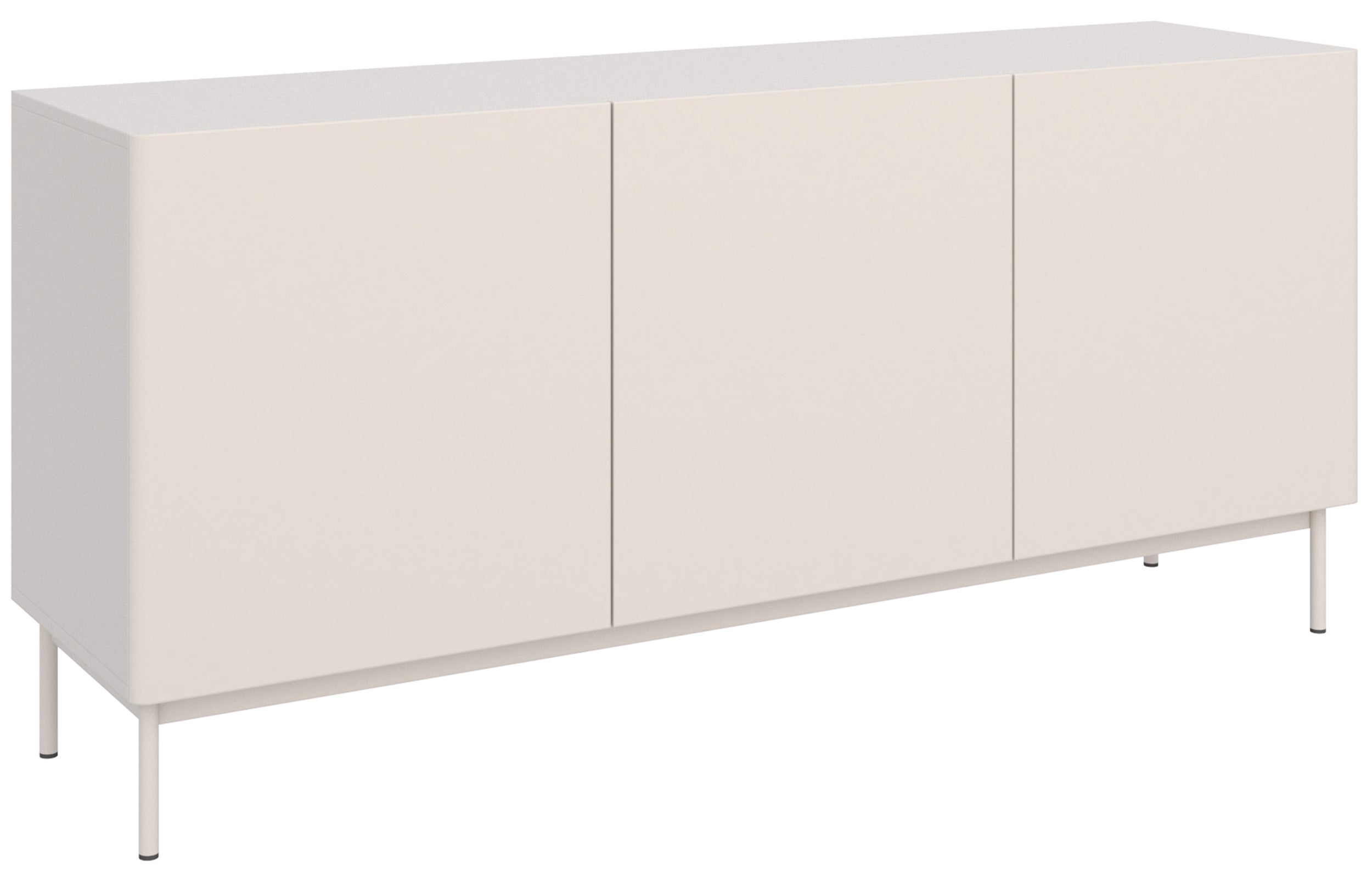 Hohes dreitüriges Olio TV-Sideboard 160 cm Kaschmir