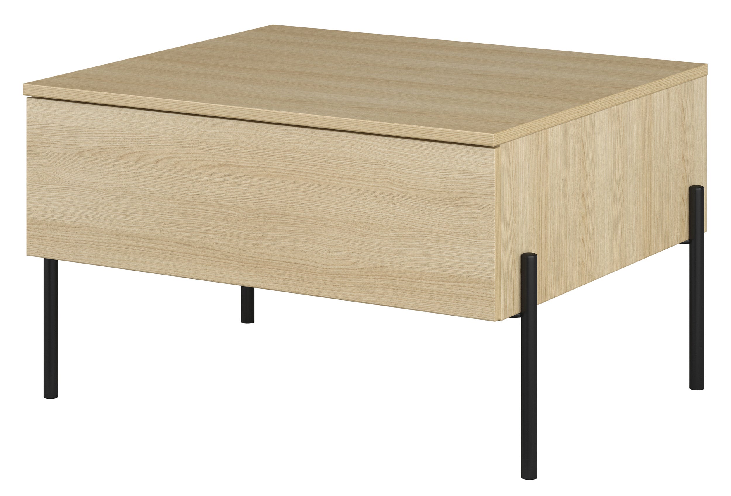 Ore Couchtisch mit Schublade 70x60 cm Lindberg-Eiche