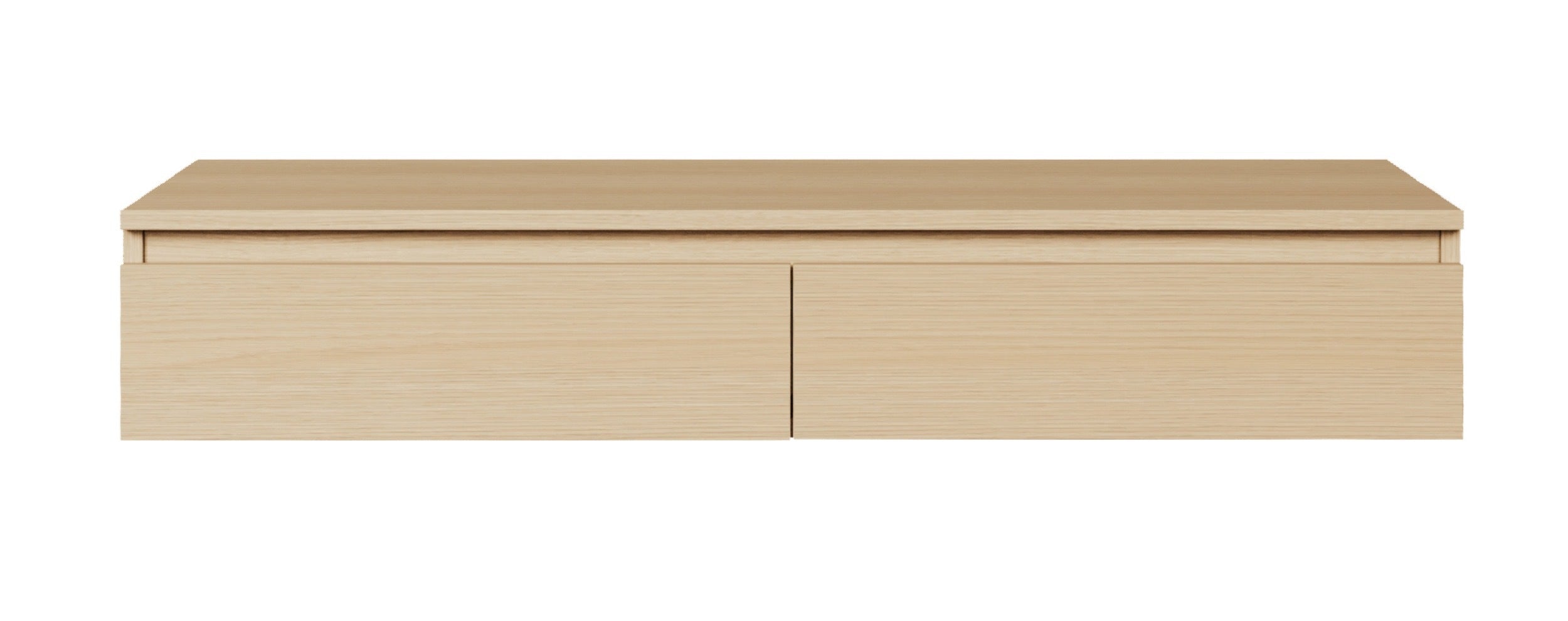 Hängender Schminktisch Bemmi mit Schubladen, 120 cm, Lindberg-Eiche