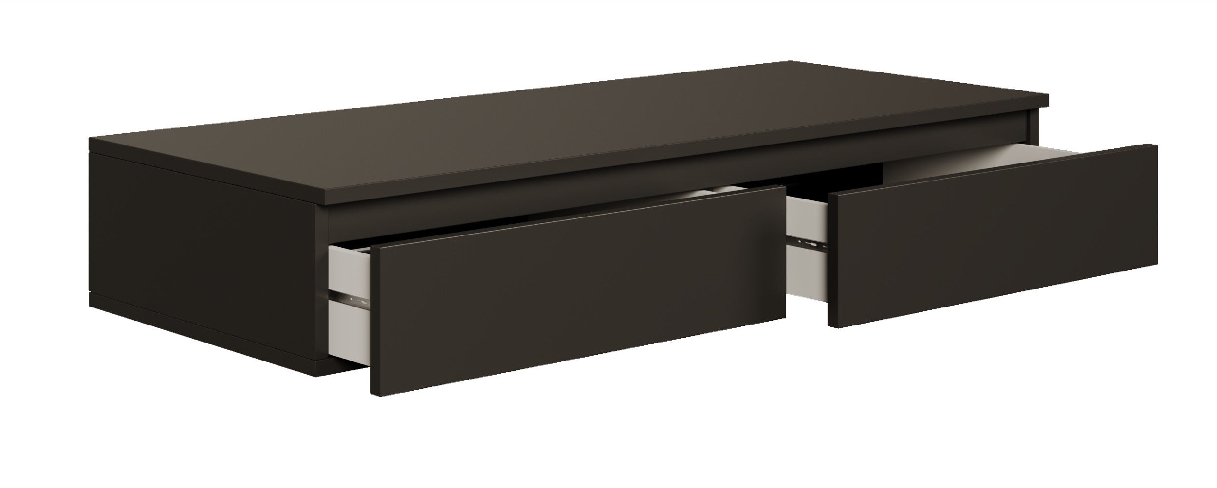 Bemmi hängender Schminktisch mit Schubladen 120 cm schwarz