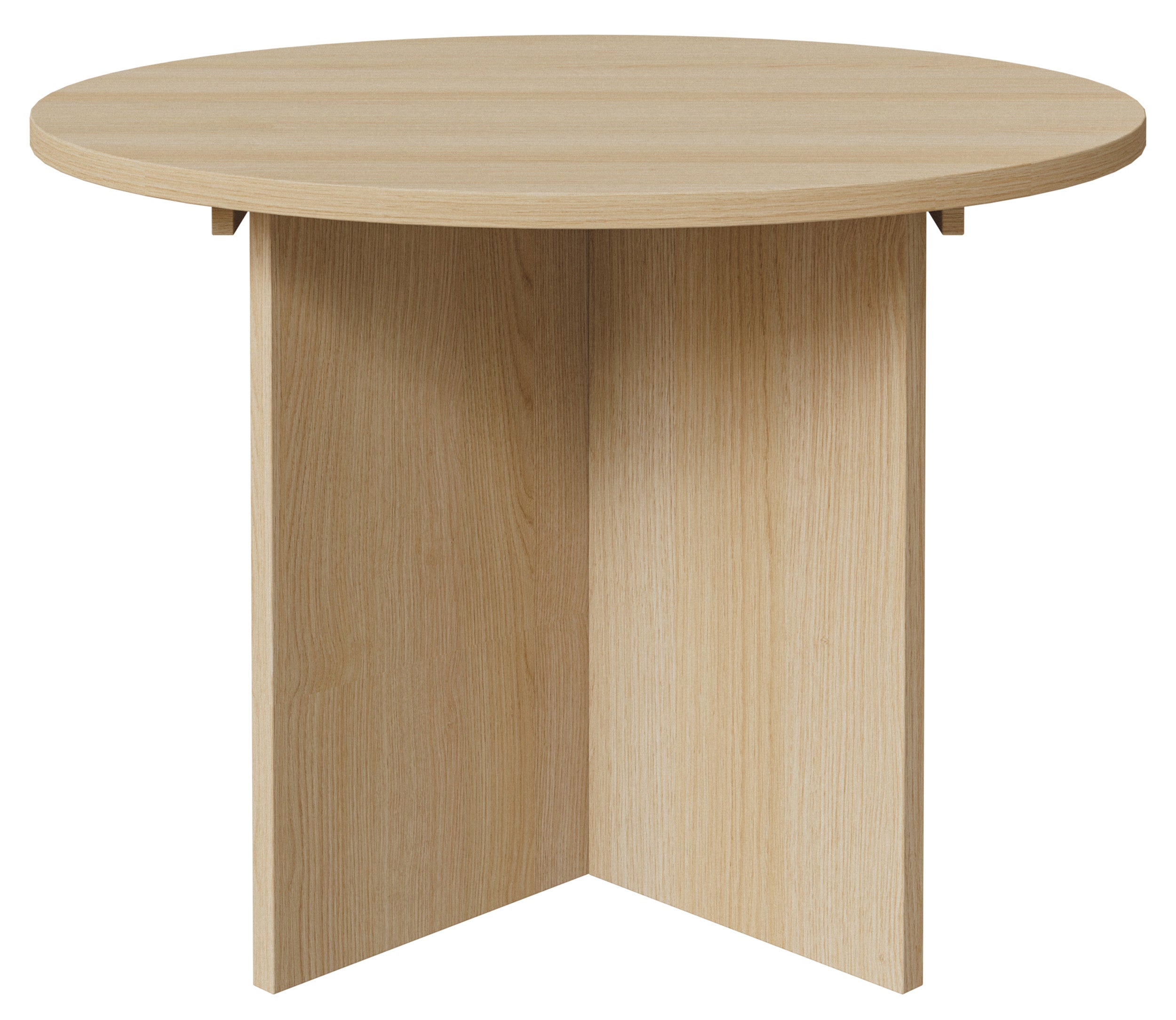 Ausziehbarer Esstisch Ovo rund 110-190x110 cm Lindberg Eiche