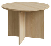 Ausziehbarer Esstisch Ovo rund 110-190x110 cm Lindberg Eiche