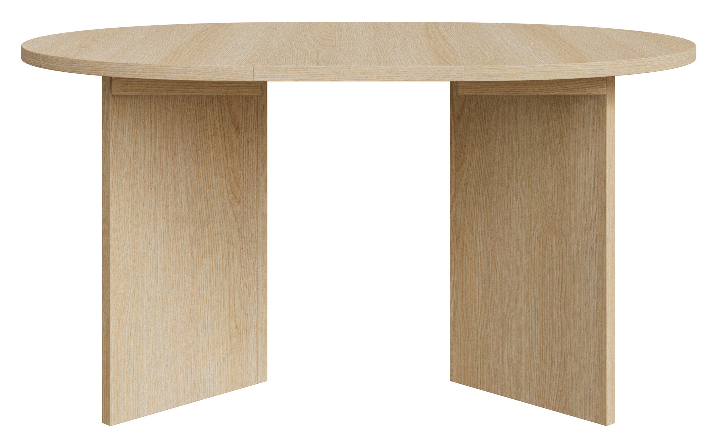 Ausziehbarer Esstisch Ovo rund 110-190x110 cm Lindberg Eiche