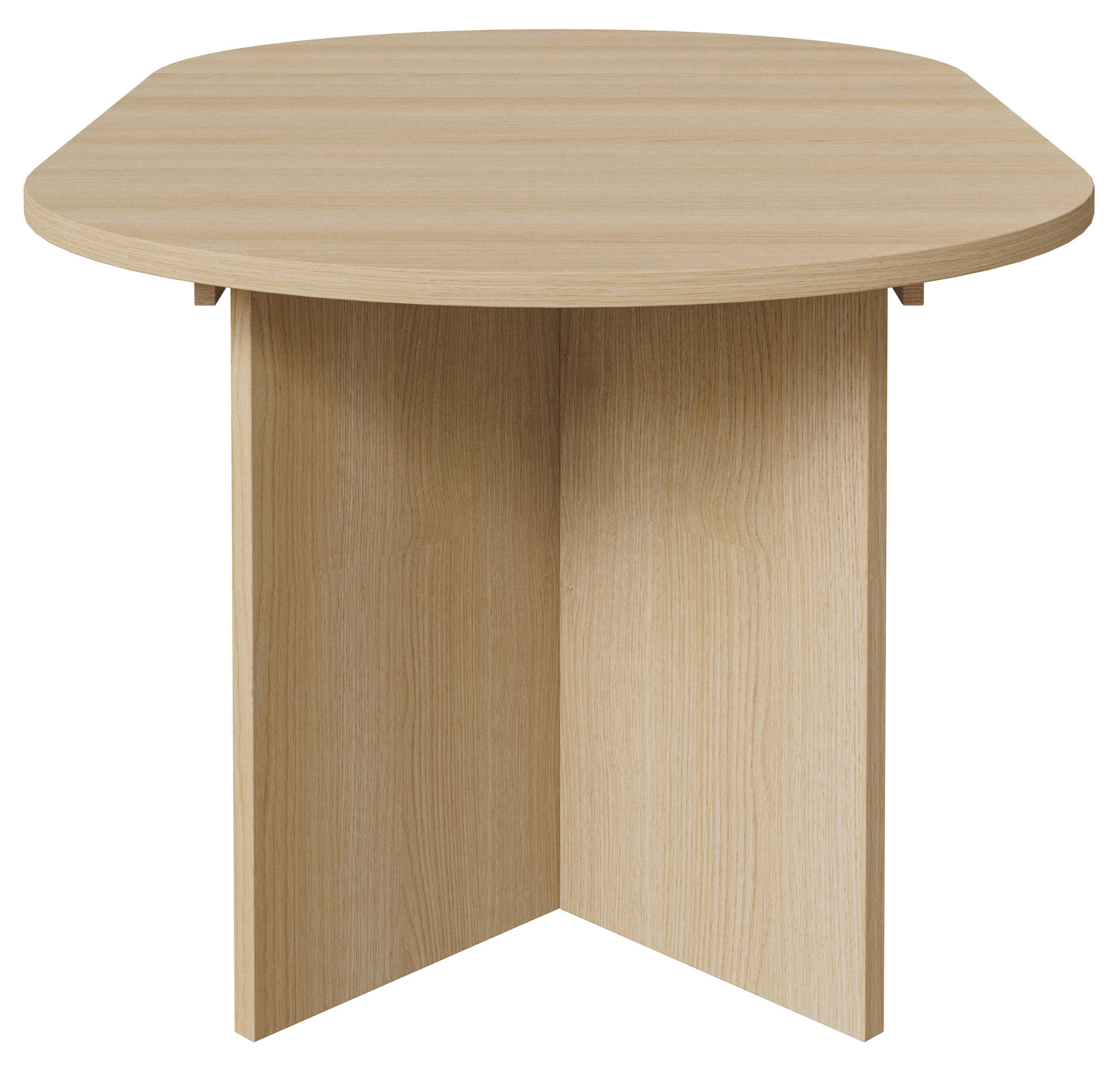 Ausziehbarer Esstisch Ovo rund 110-190x110 cm Lindberg Eiche