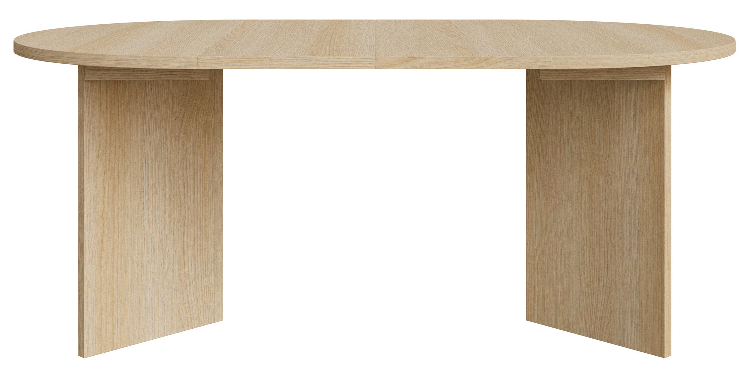 Ausziehbarer Esstisch Ovo rund 110-190x110 cm Lindberg Eiche