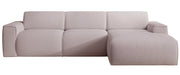Ecksofa Bouvi L-förmig, rechtsseitig, beige Bouclé