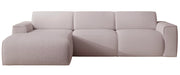 Ecksofa Bouvi L-förmig linksseitig beige Bouclé