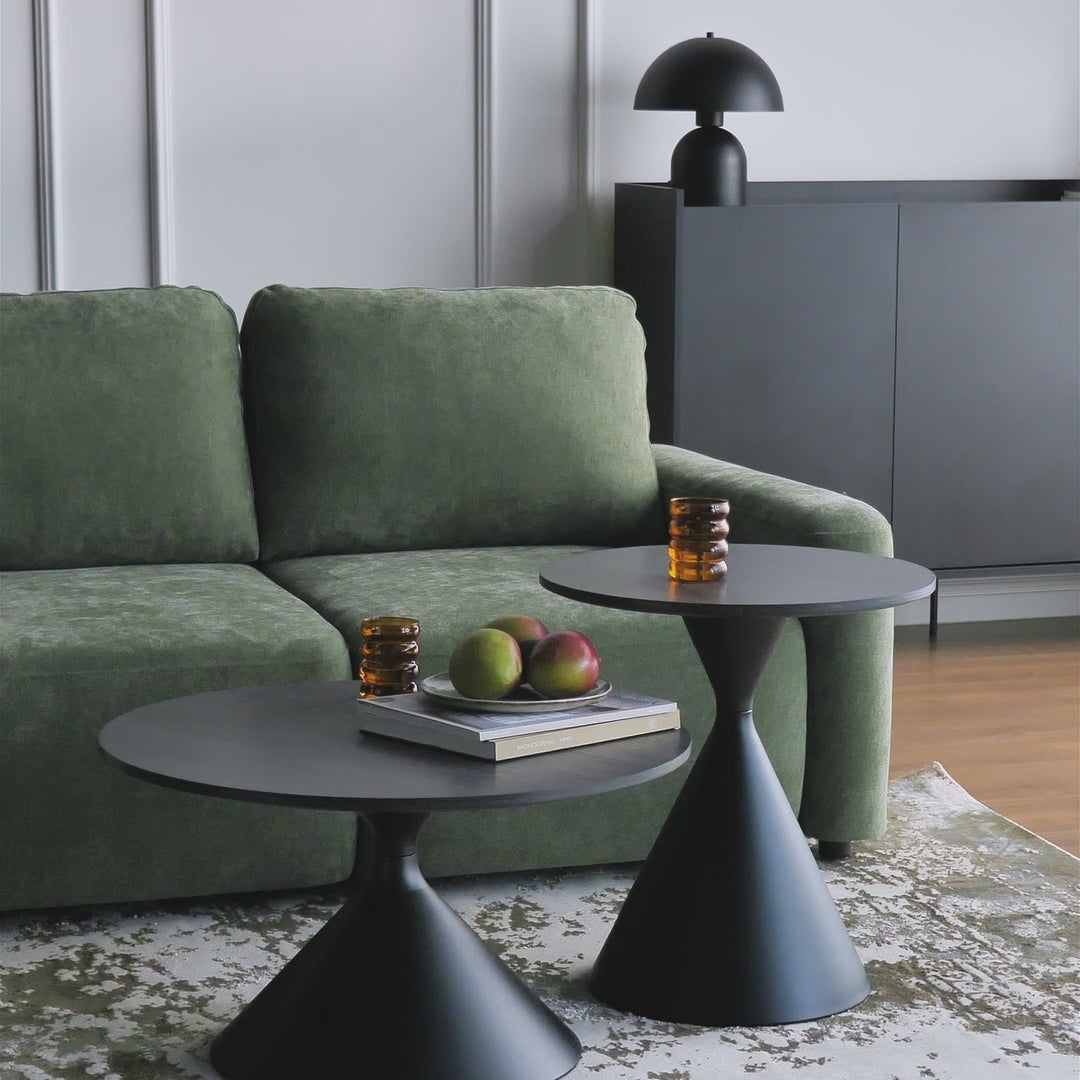 Video laden: Ecksofa mit Schlaffunktion Carnos Mini, L-förmig, linksseitig, beige, pflegeleichter Chenillestoff