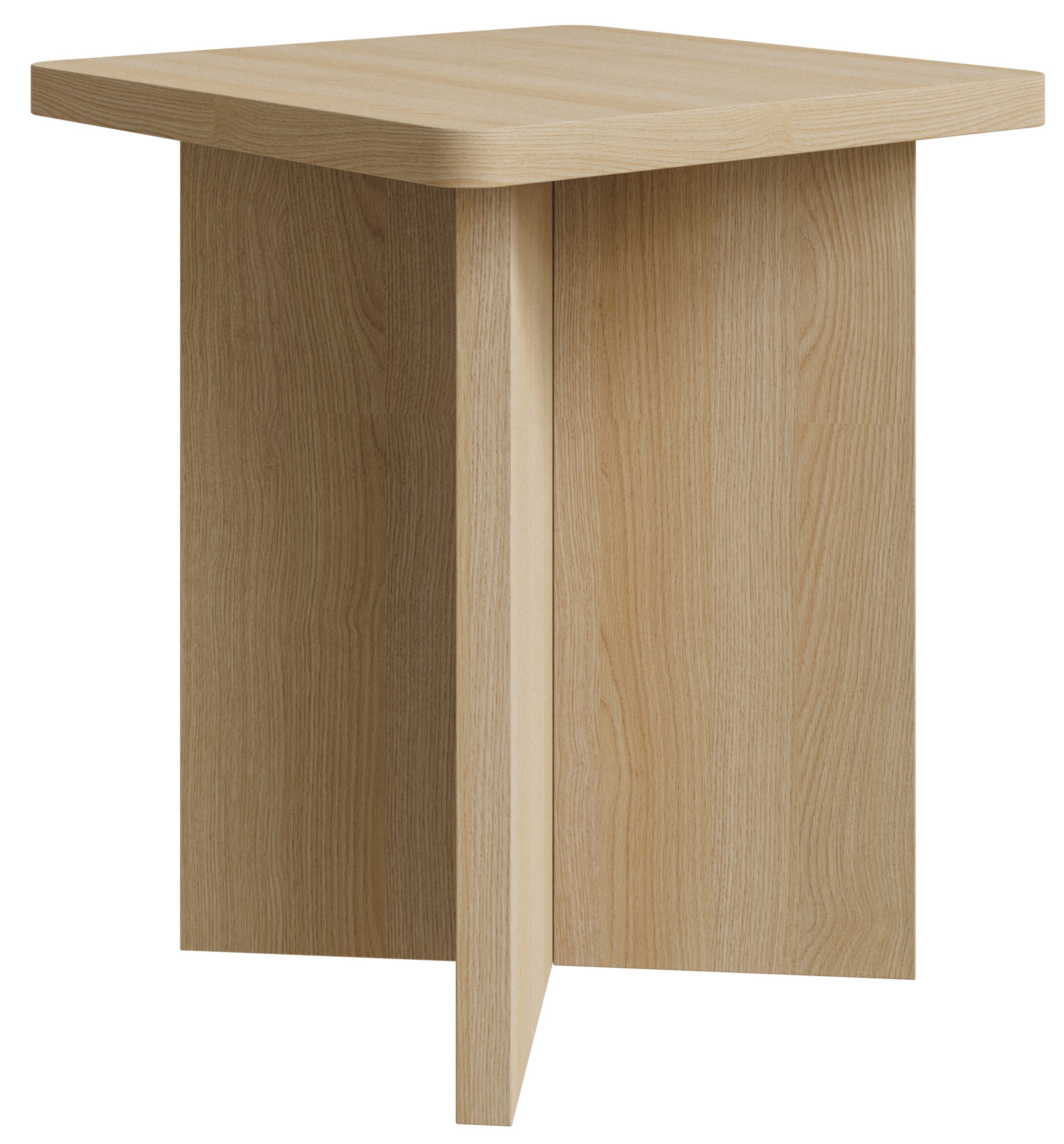 Quadratischer Qubeo Couchtisch 42 cm geölte Eiche
