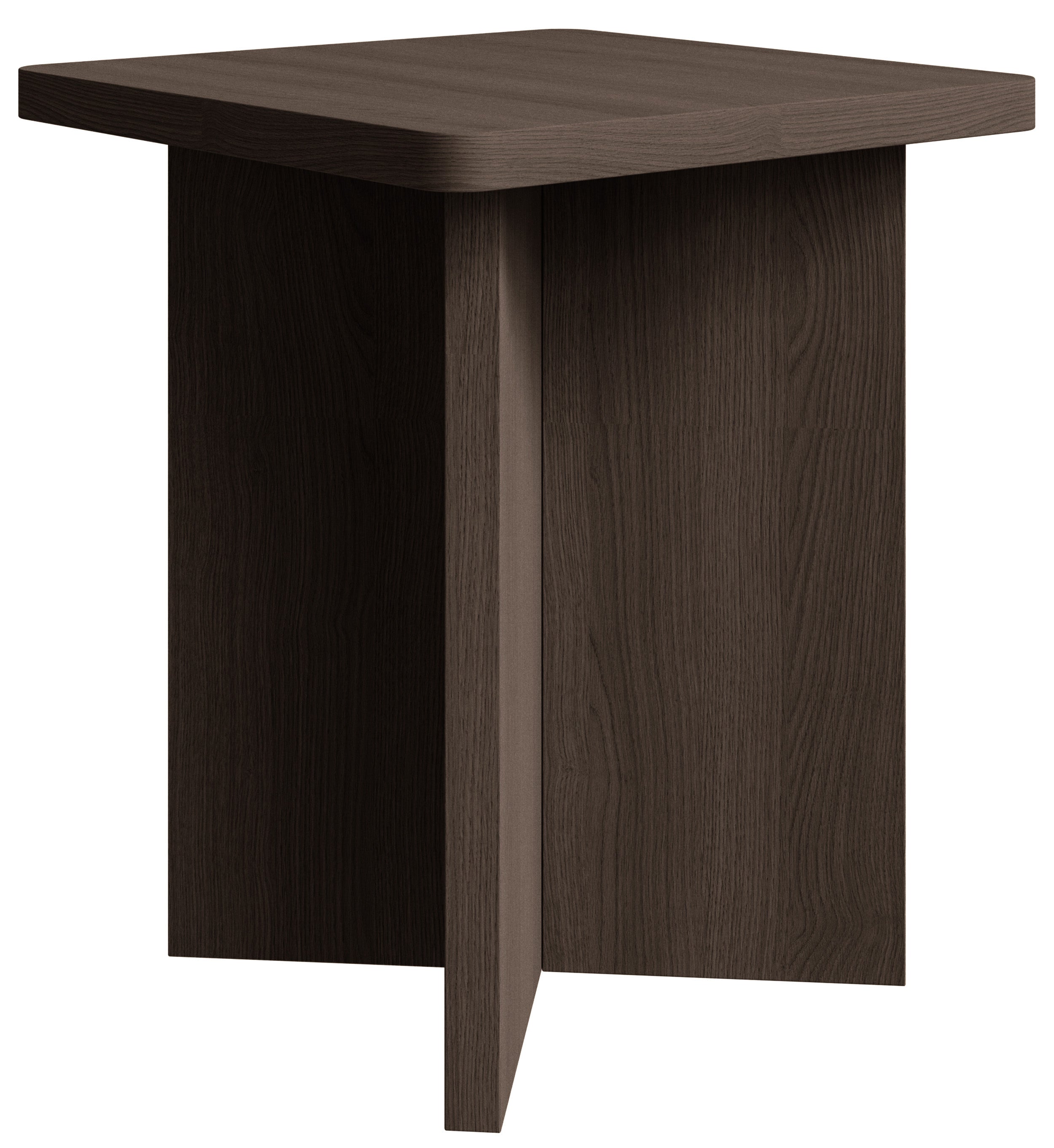 Quadratischer Couchtisch Qubeo 42 cm Esche Prestige Bronze