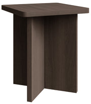 Quadratischer Couchtisch Qubeo 42 cm Esche Prestige Bronze