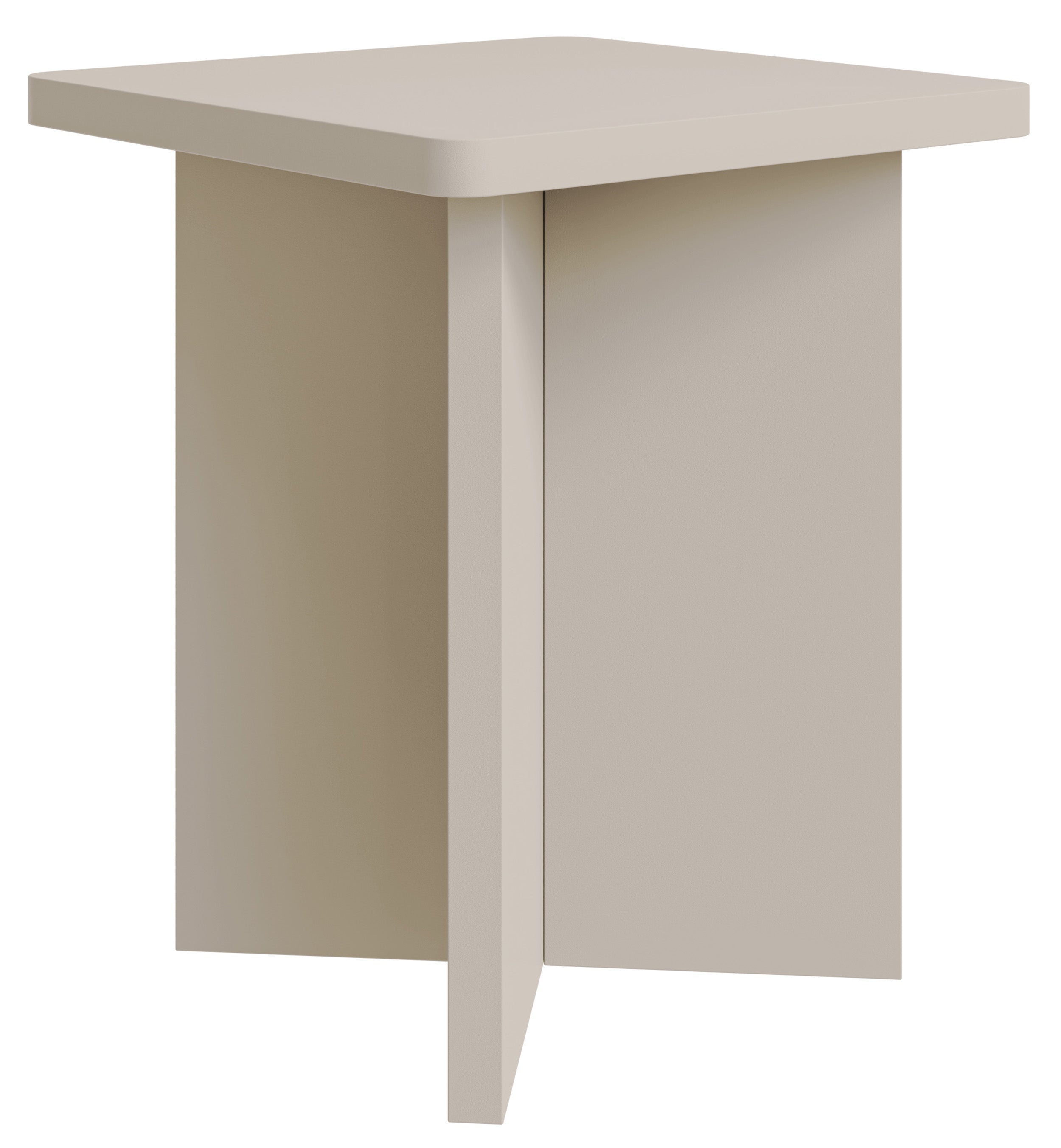 Quadratischer Couchtisch Qubeo 42 cm Kaschmir
