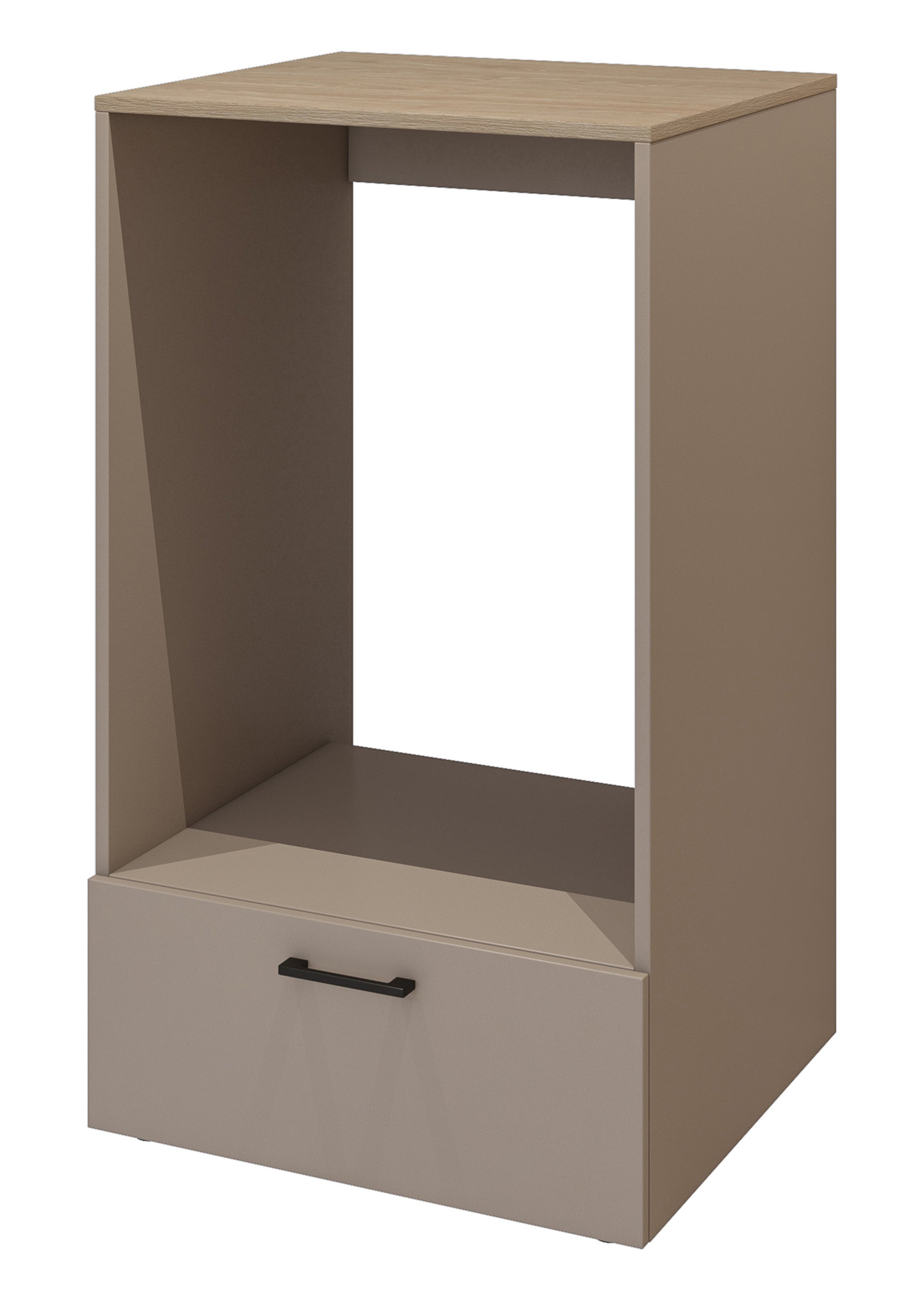 Schrank für die Waschmaschine Rosa mit Schublade Congo/geölte Eiche