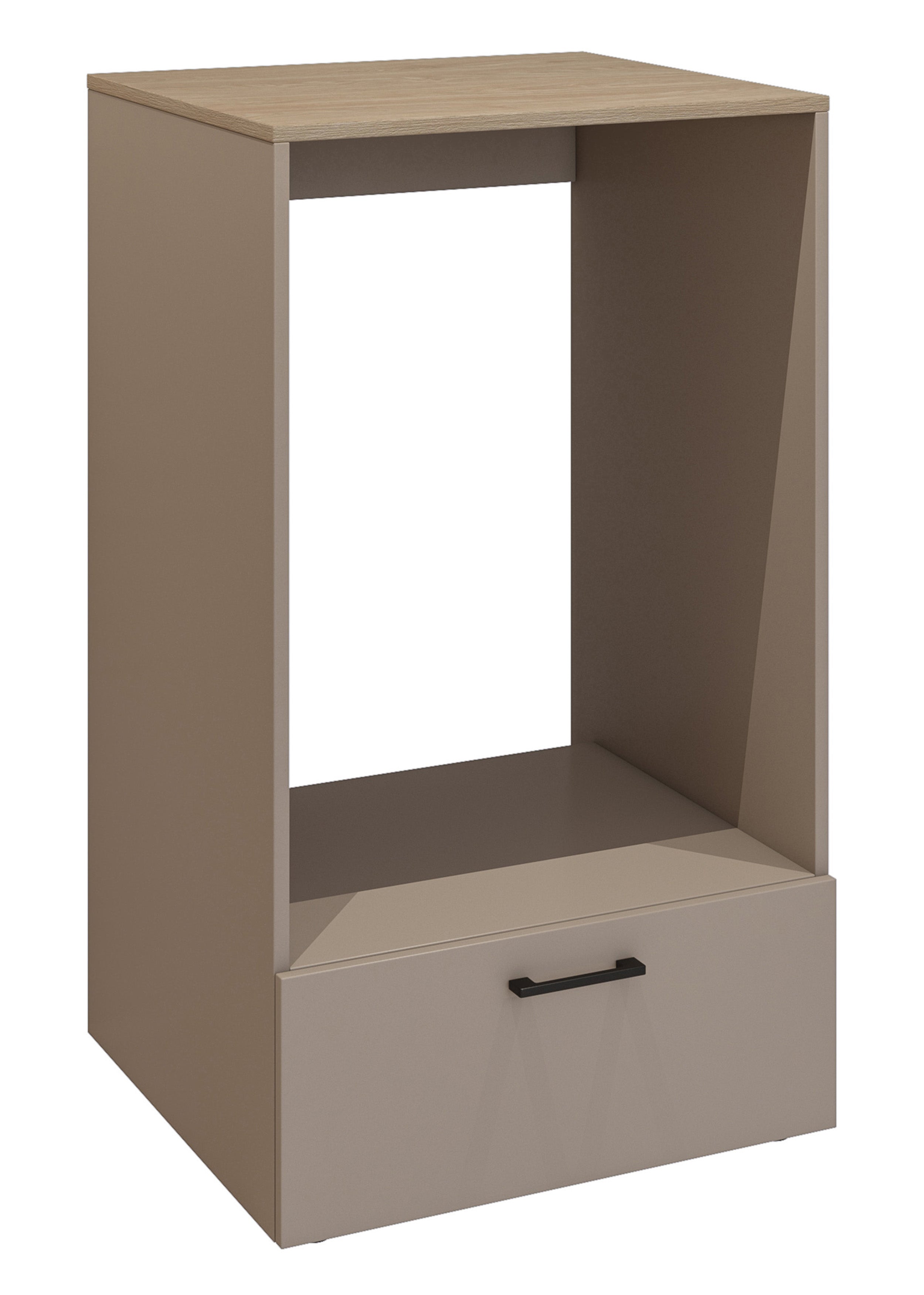 Schrank für die Waschmaschine Rosa mit Schublade Congo/geölte Eiche