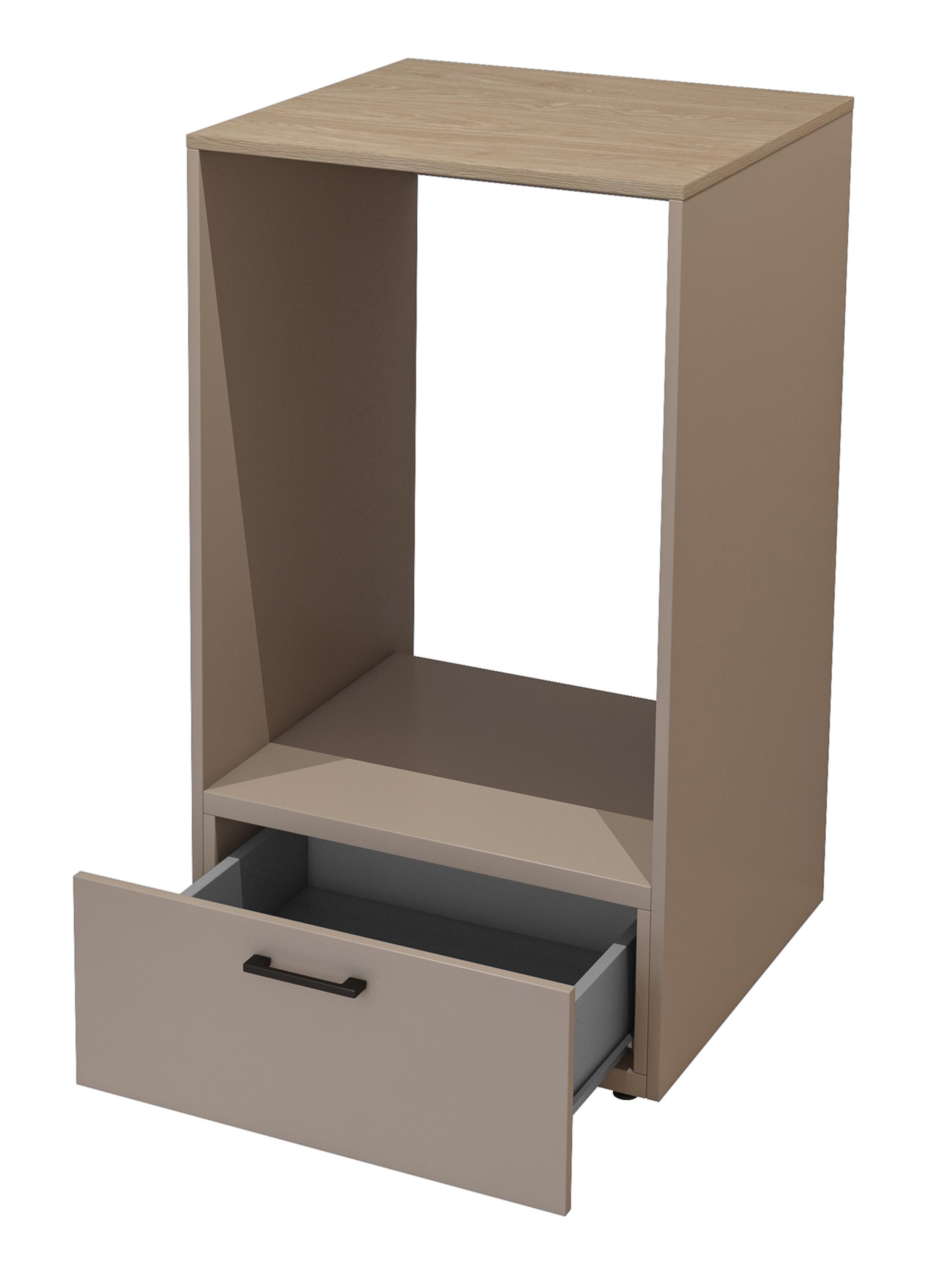 Schrank für die Waschmaschine Rosa mit Schublade Congo/geölte Eiche