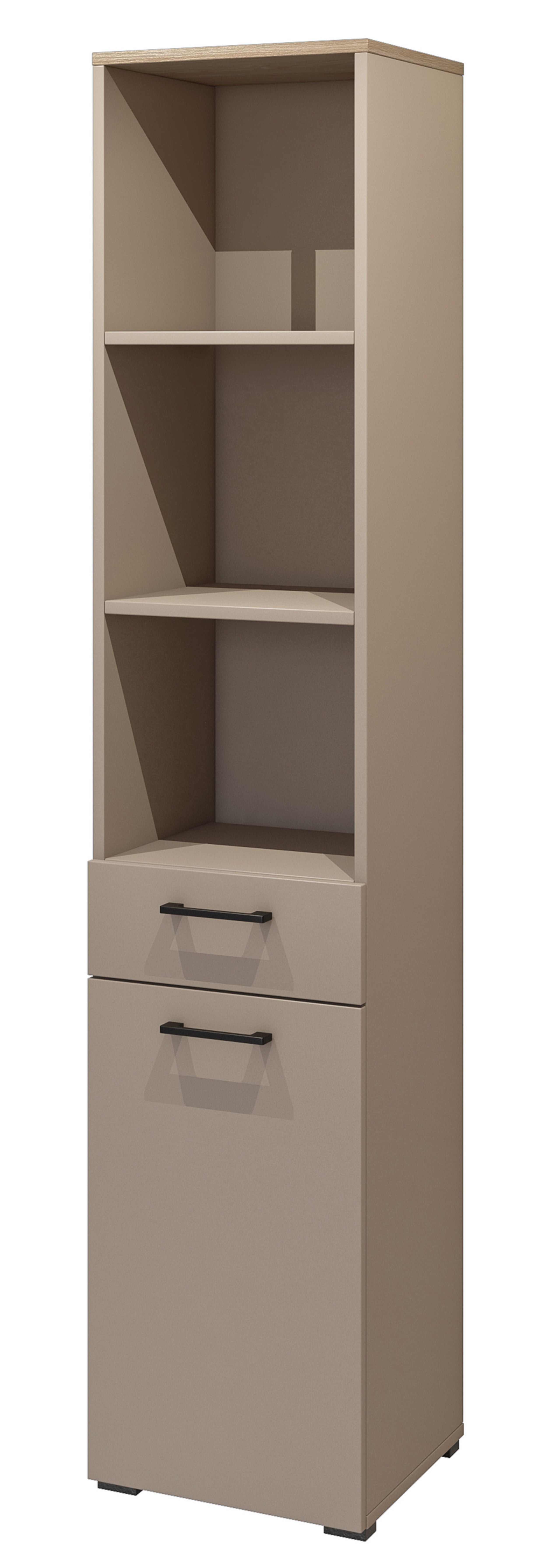 Badschrank Rosa congo/geölte Eiche
