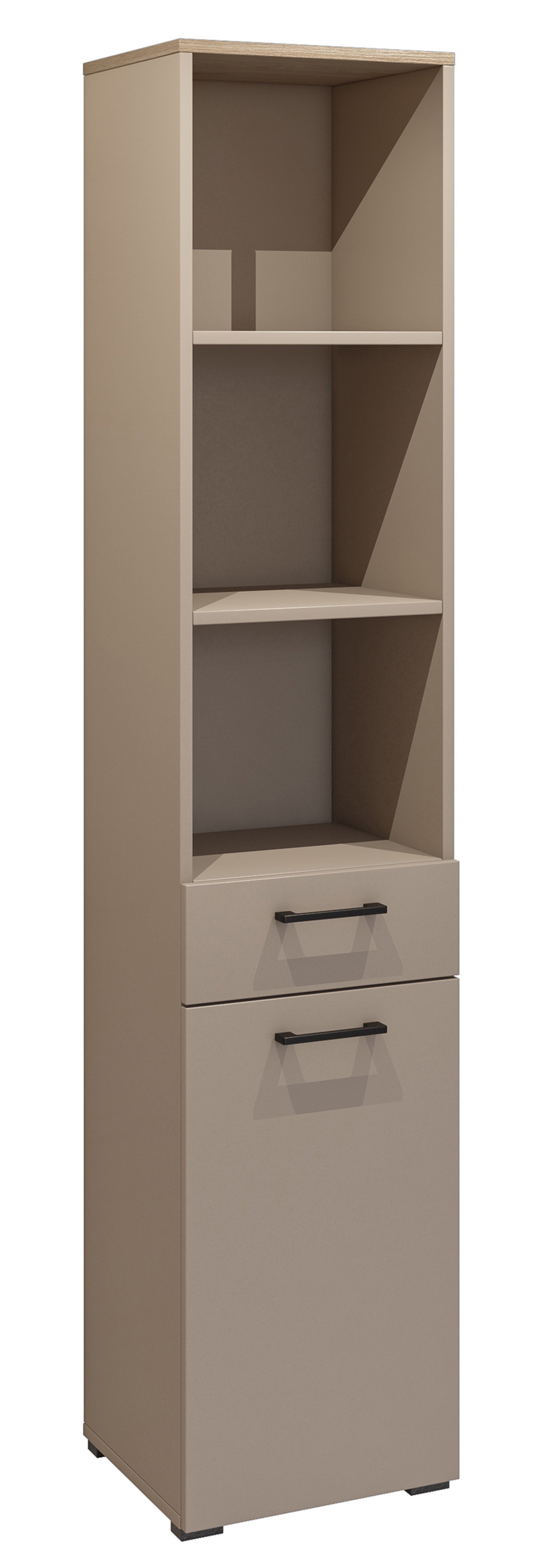 Badschrank Rosa congo/geölte Eiche