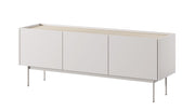 TV-Schrank Color 144 cm, dreitürig, Kaschmir / Eiche Linea