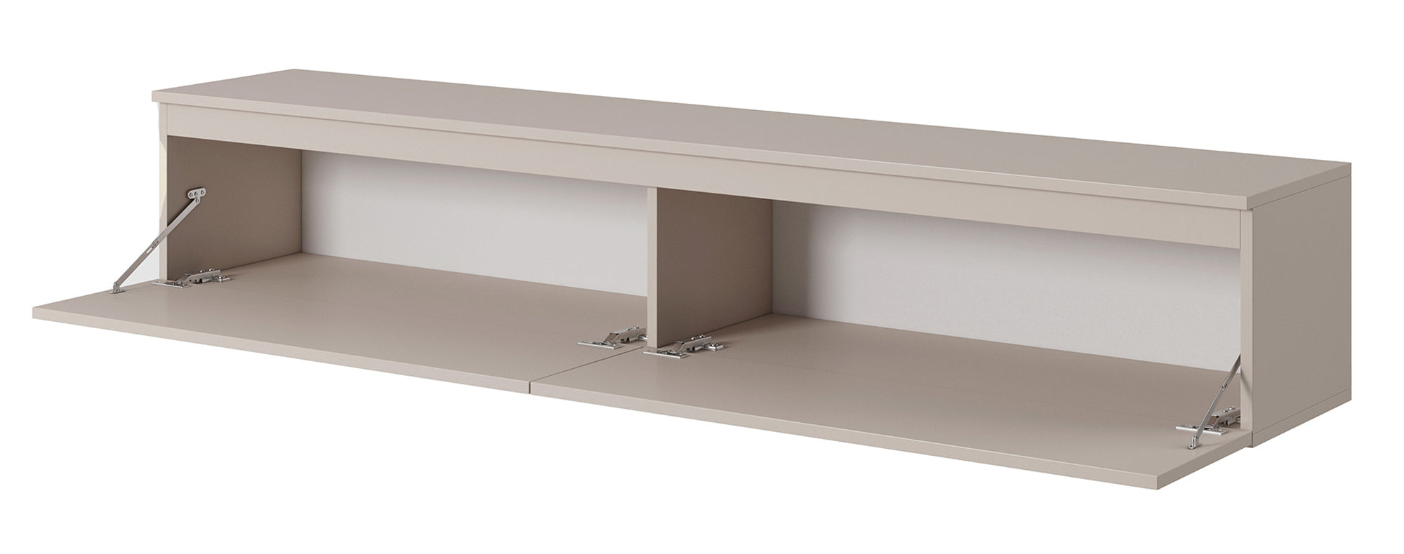 TV-Schrank Seney 175 cm Grau Beige
