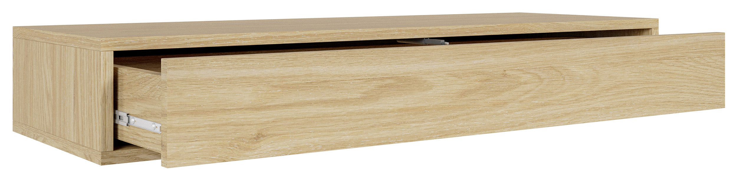Sanva-Konsole mit Hänge-Schublade, 90 cm, geölte Eiche