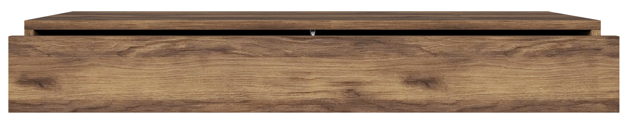 Sanva-Konsole mit Hängeschublade 90 cm, Walnuss Warmia