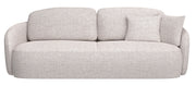Dreisitziges Schlafsofa Savoy mit Stauraum, hellbeige, Geflecht