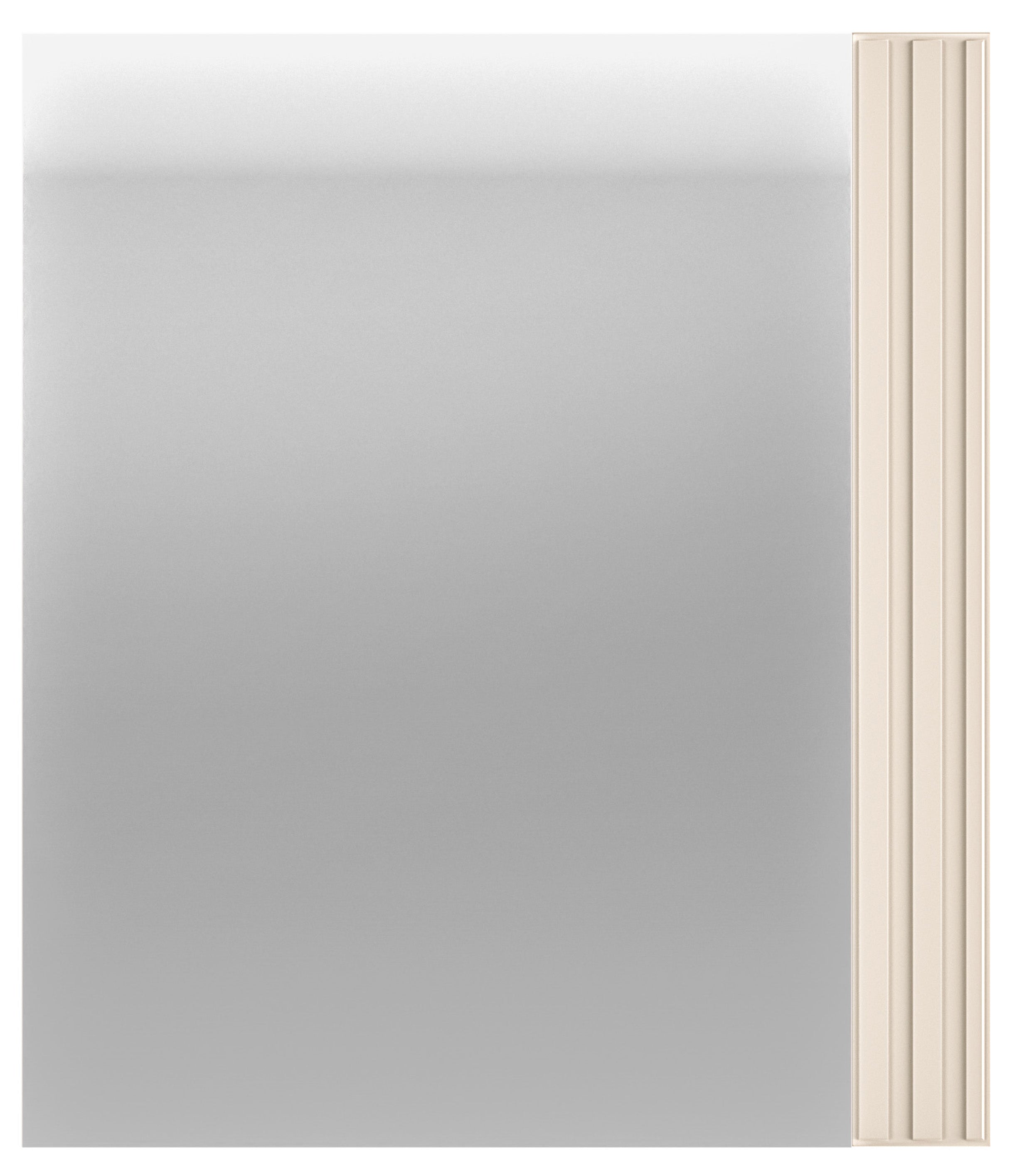 Wandspiegel Caletto 61x53 cm dekorative beige Lamellen