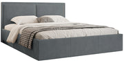 Polsterbett 180x200 cm Soave II mit Stauraum und Metallrahmen, Stahlvelours