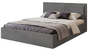 Polsterbett 140x200 cm Soave mit Stauraum und Metallrahmen, Stahlvelours