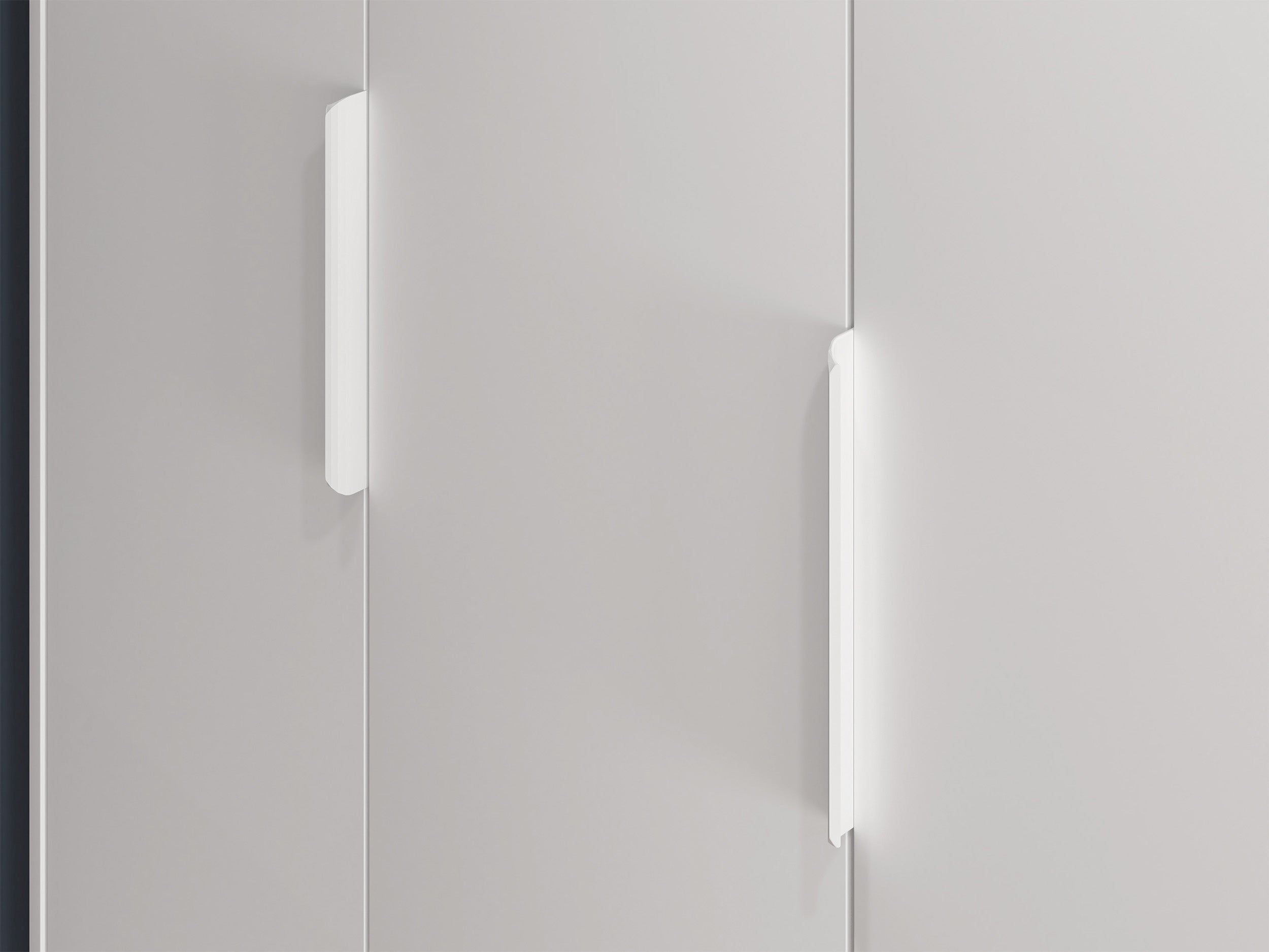 Jugendschrank Torino mit drei Türen, Schublade und gerillten Fächern, 138 cm, Honey Castello Eiche/Alpenweiß/Grafit