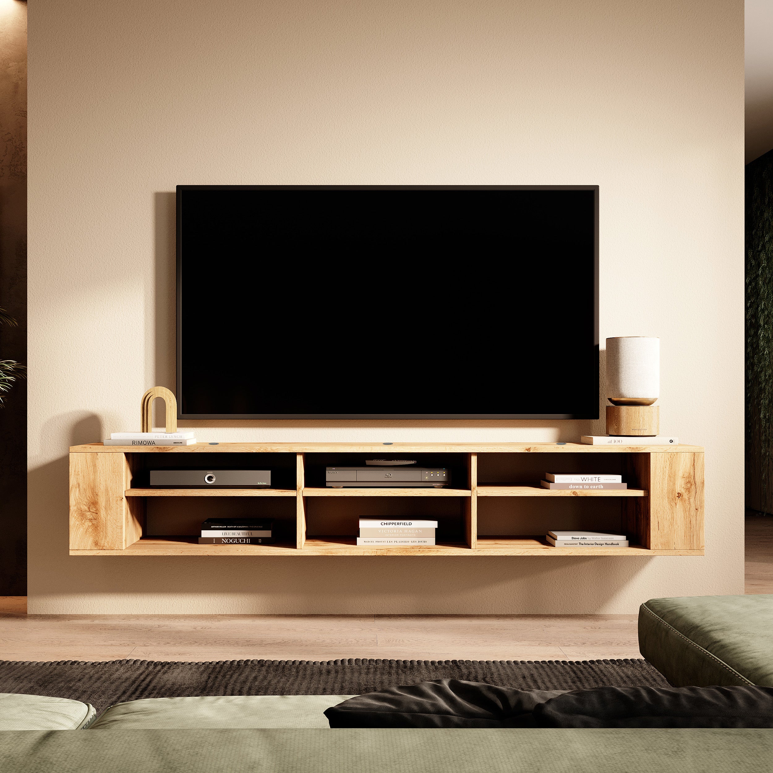 TV-Schrank Wall 175 cm Wotan-Eiche