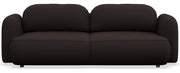Drei-Sitzer-Schlafsofa Tvoya aus braunem Chenille