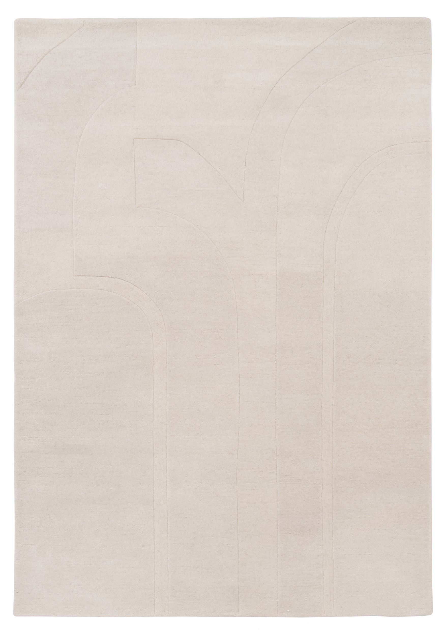 Wollteppich Valanga 300x200 cm beige