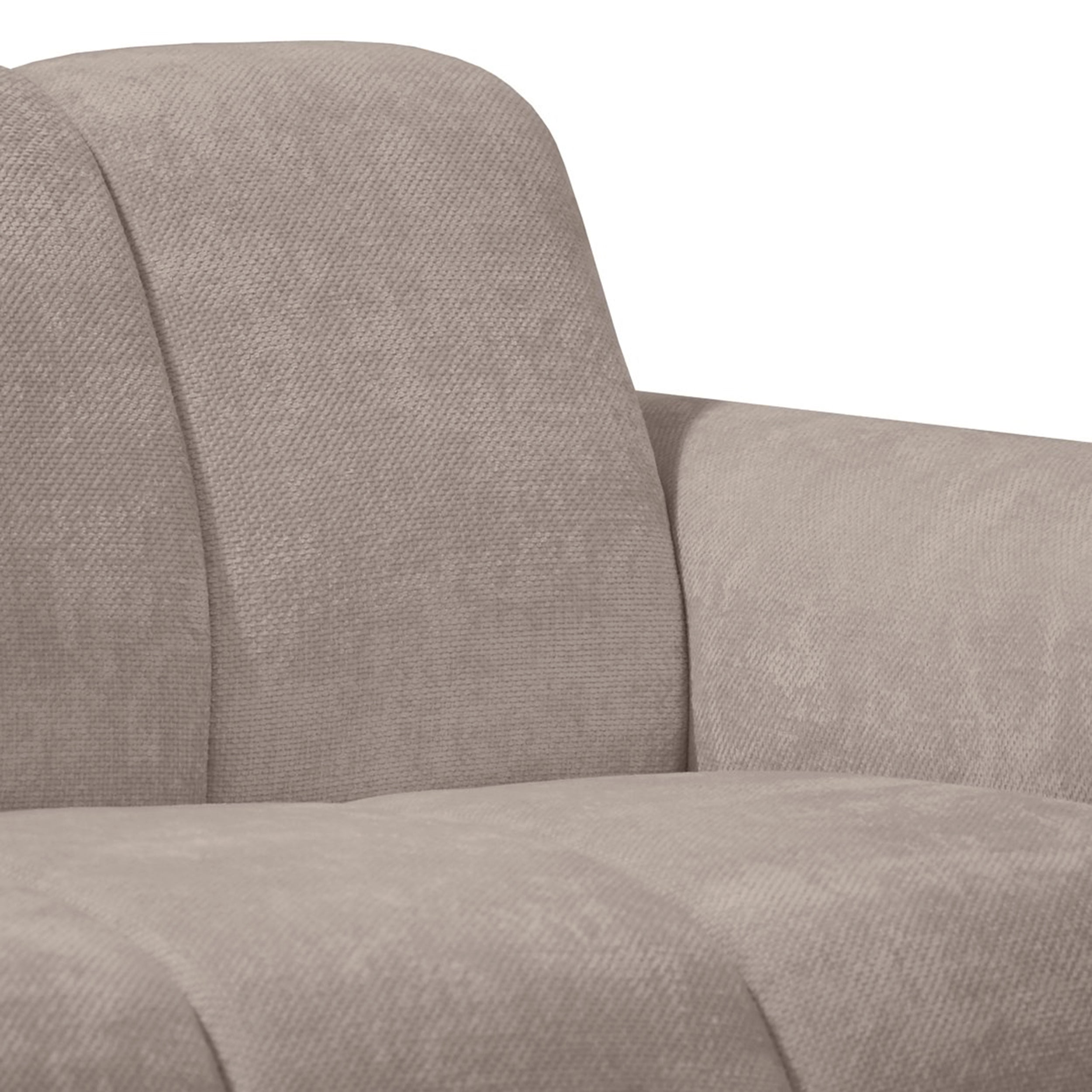 Volare Mini Ecksofa L-förmig, linksseitig, beige, Chenille, pflegeleicht