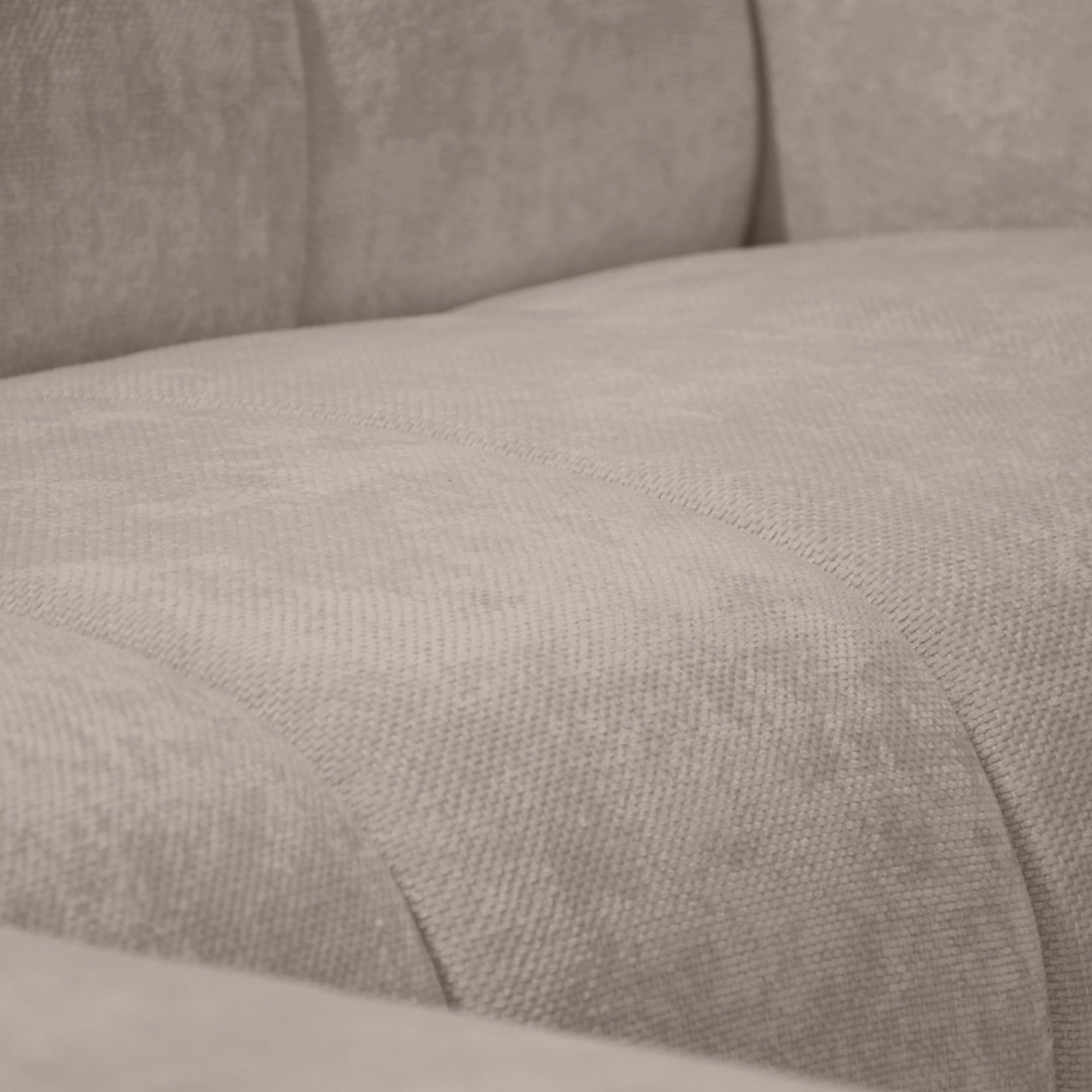 Volare Mini Ecksofa L-förmig, linksseitig, beige, Chenille, pflegeleicht