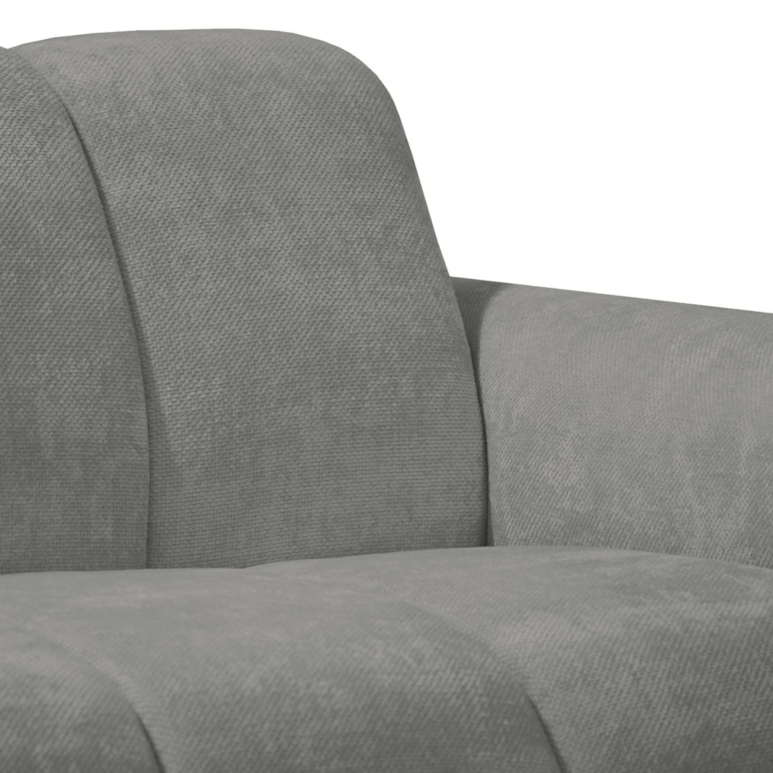Ecksofa Volare Mini L-förmig links hellgrauer Chenille leicht zu reinigen
