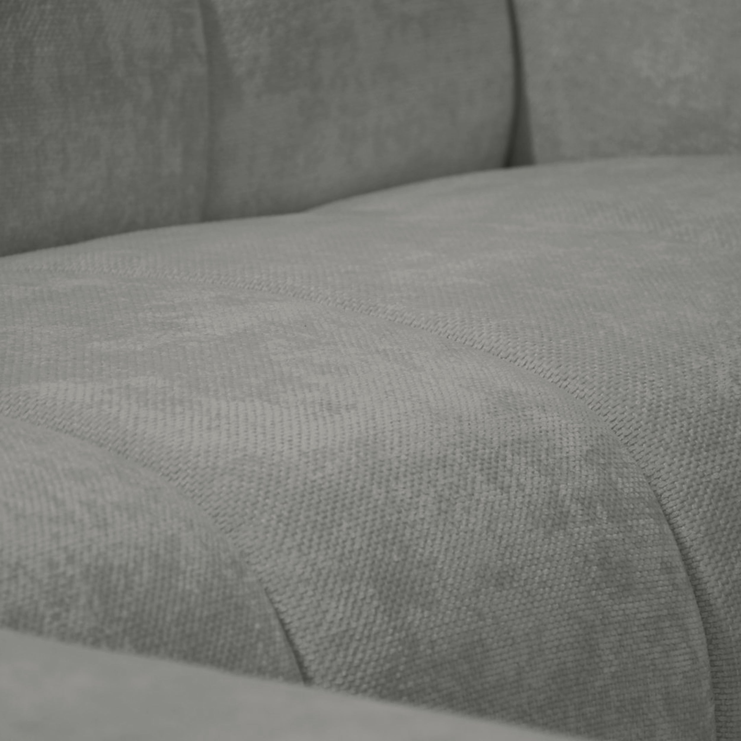 Ecksofa Volare Mini L-förmig links hellgrauer Chenille leicht zu reinigen