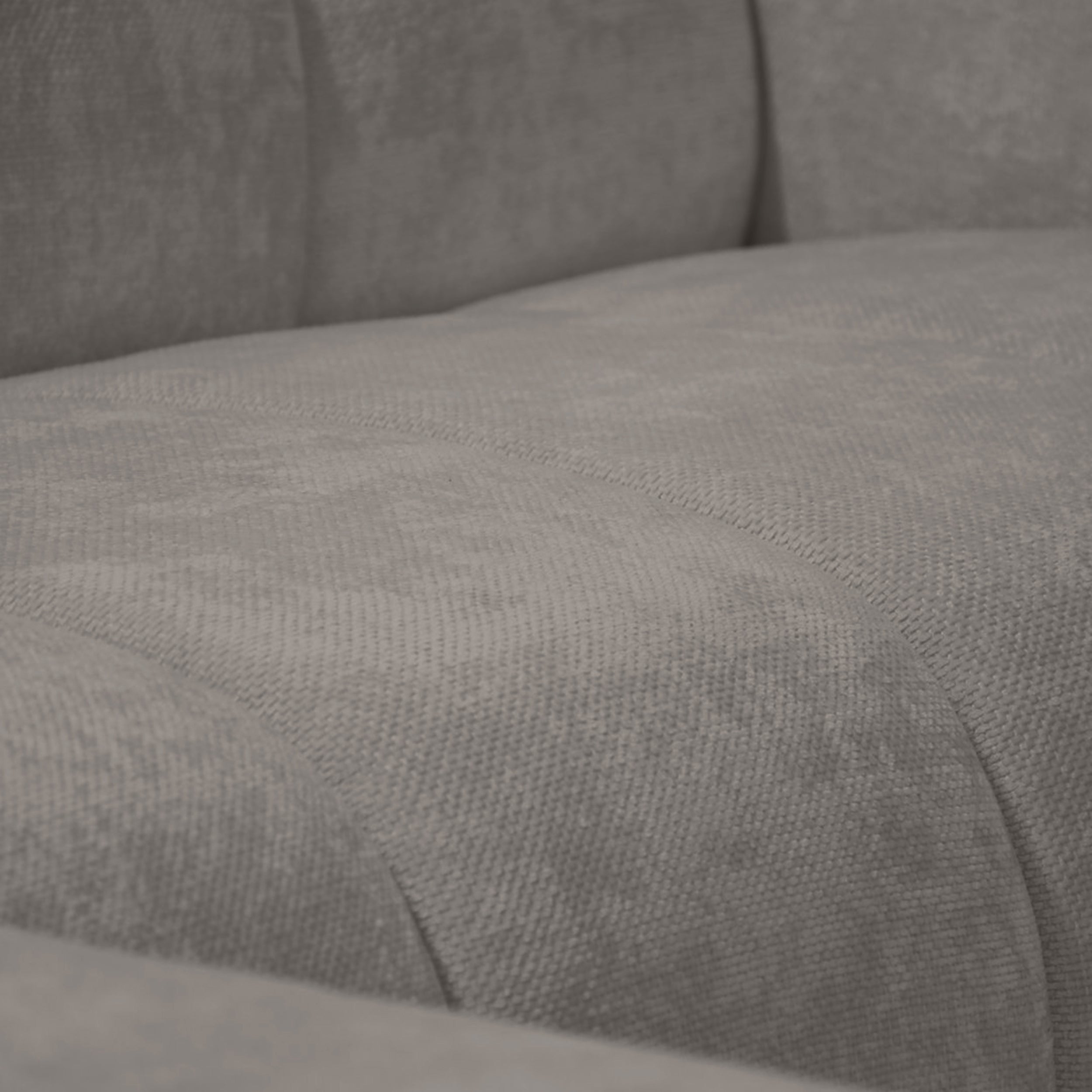 Ecksofa Volare Mini L-förmig linksseitig grau-beige Chenille, leicht zu reinigen