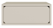 Hängender Nachttisch Wuwu mit einer Schublade, 50 cm, grau-beige