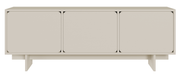 TV-Schrank Wuwu mit drei Schränken, 150 cm, grau-beige