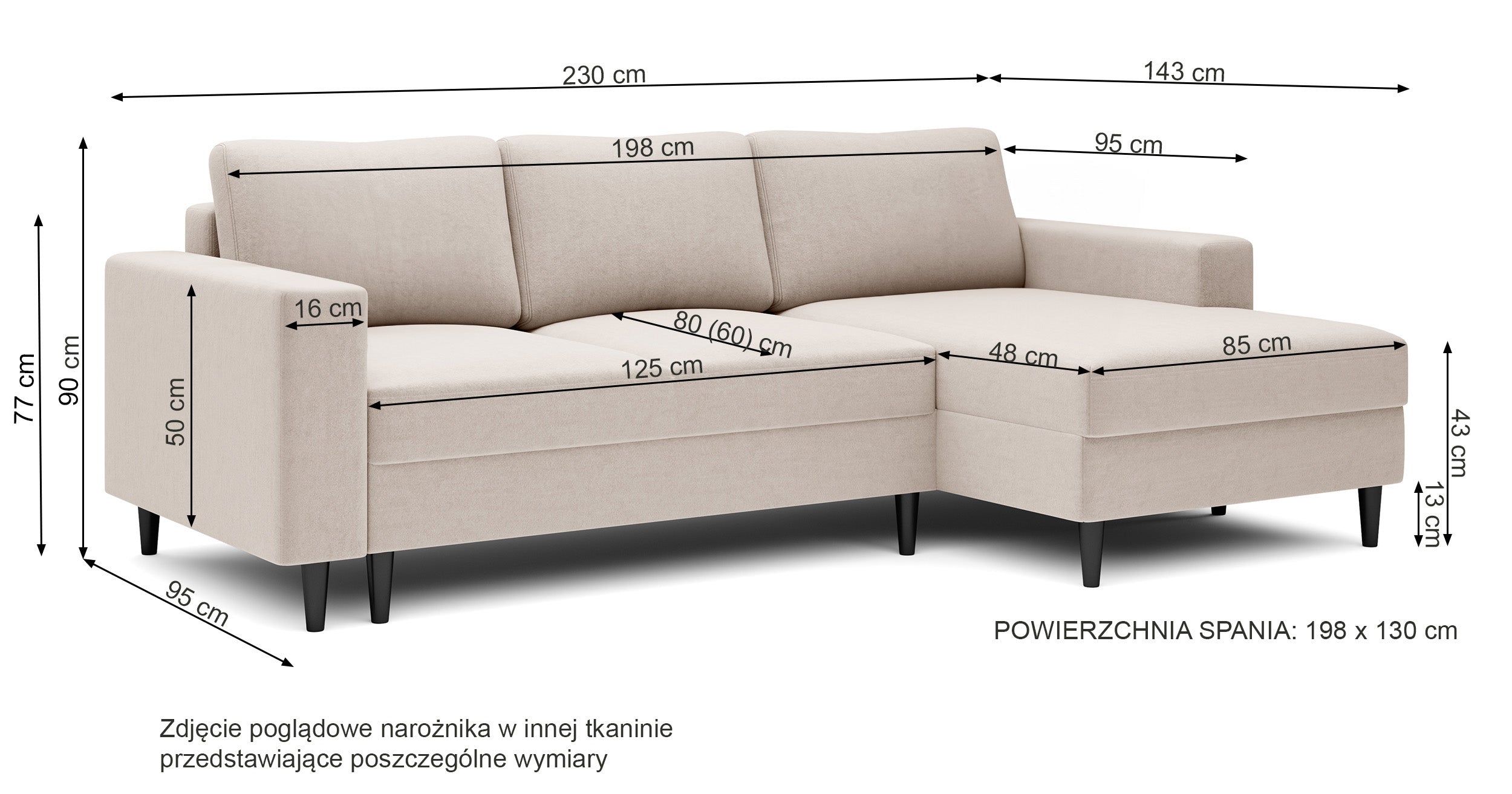 Ecksofa mit Schlafunktion Nalika, L-förmig, mit Stauraum, olivgrüner hydrophober Samt, rechtsseitig