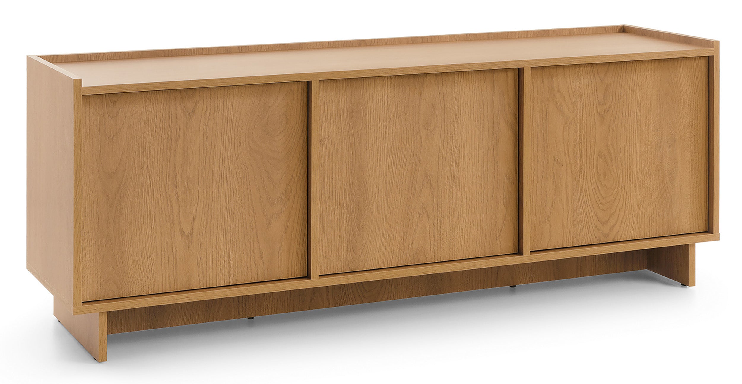 Drehtüriger TV-Schrank Yasumi 147 cm Karamelleiche
