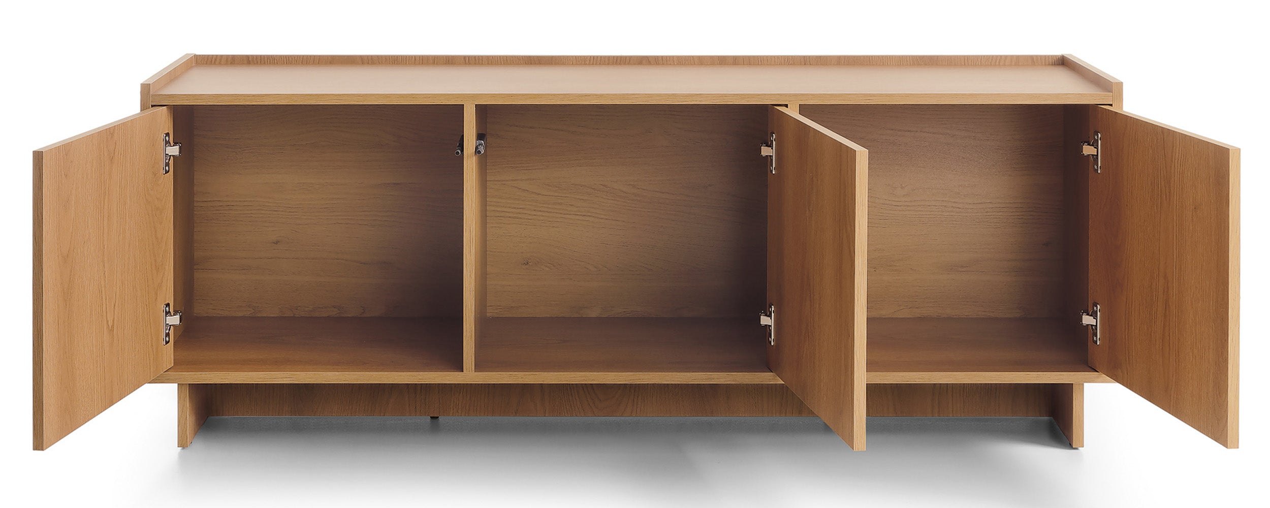 Drehtüriger TV-Schrank Yasumi 147 cm Karamelleiche