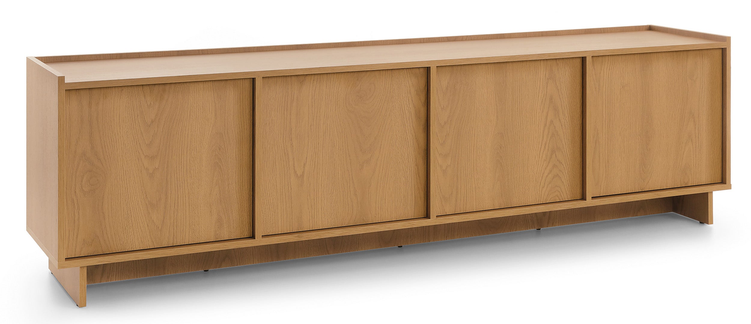 Vierflügeliger TV-Schrank Yasumi 195 cm Karamelleiche