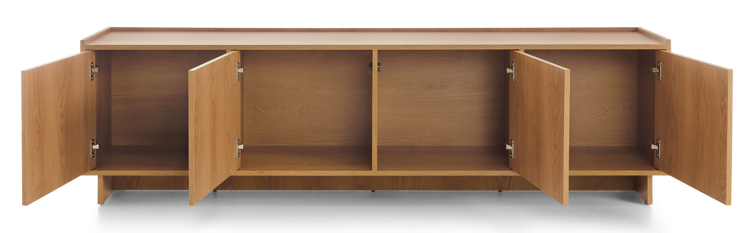 Vierflügeliger TV-Schrank Yasumi 195 cm Karamelleiche