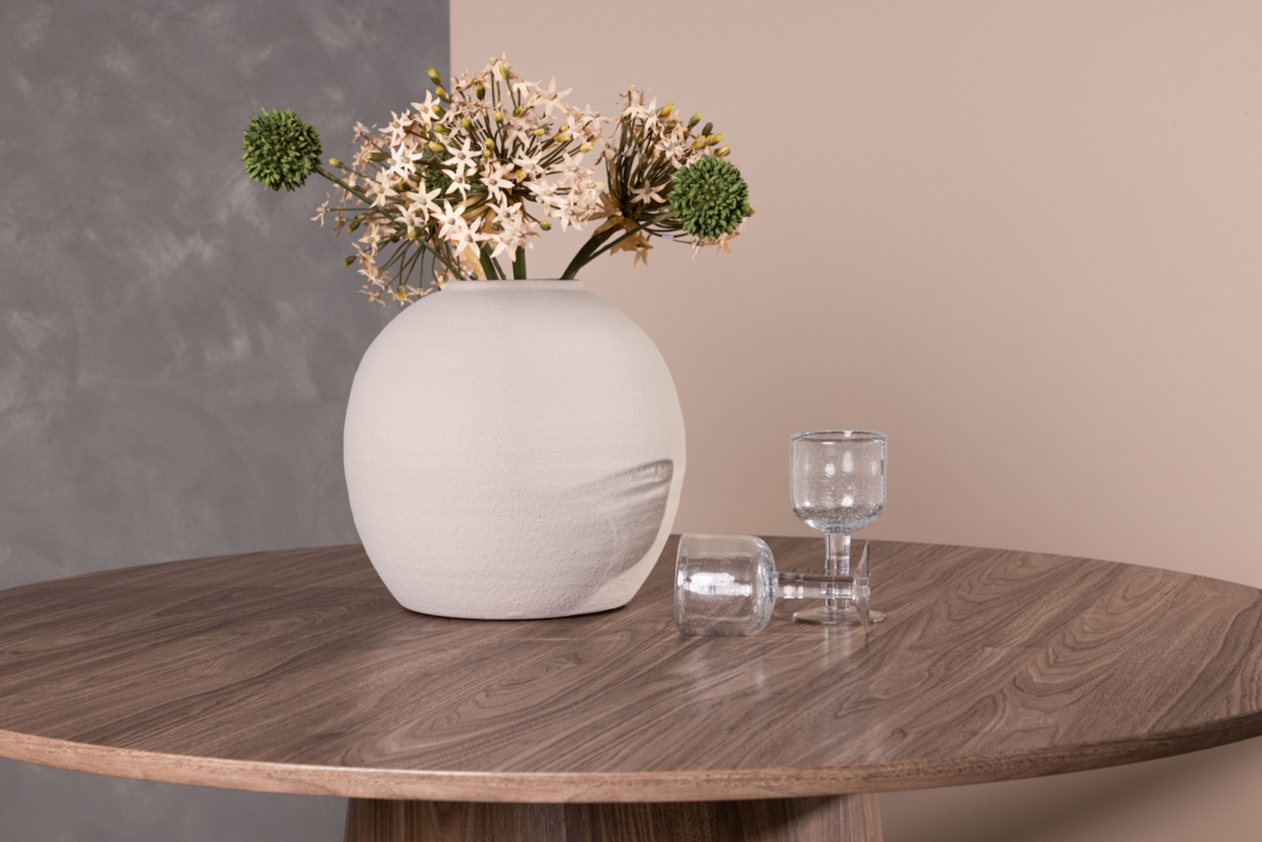 Esszimmertisch Aggreter rund 120 cm natur