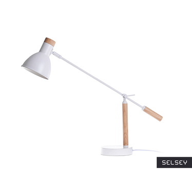 Tischlampe WOODY WHITE