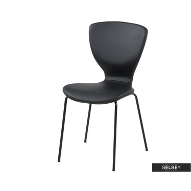 Stuhl MINSTY schwarz matt