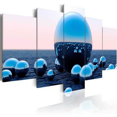 Wandbild FLOATING BALLS 100x50 cm